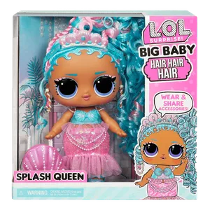 Muñeca Reina Splash LOL Surprise Big Baby Hair Hair Hair Splash Queen